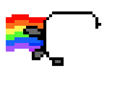 rainbo cat