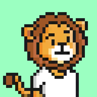 [06d42e] Pixel Lion