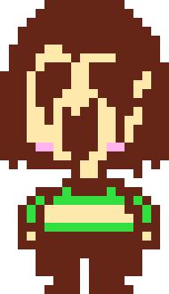 [9a5ccd] Chara Creepy Face Sprite (Undertale)