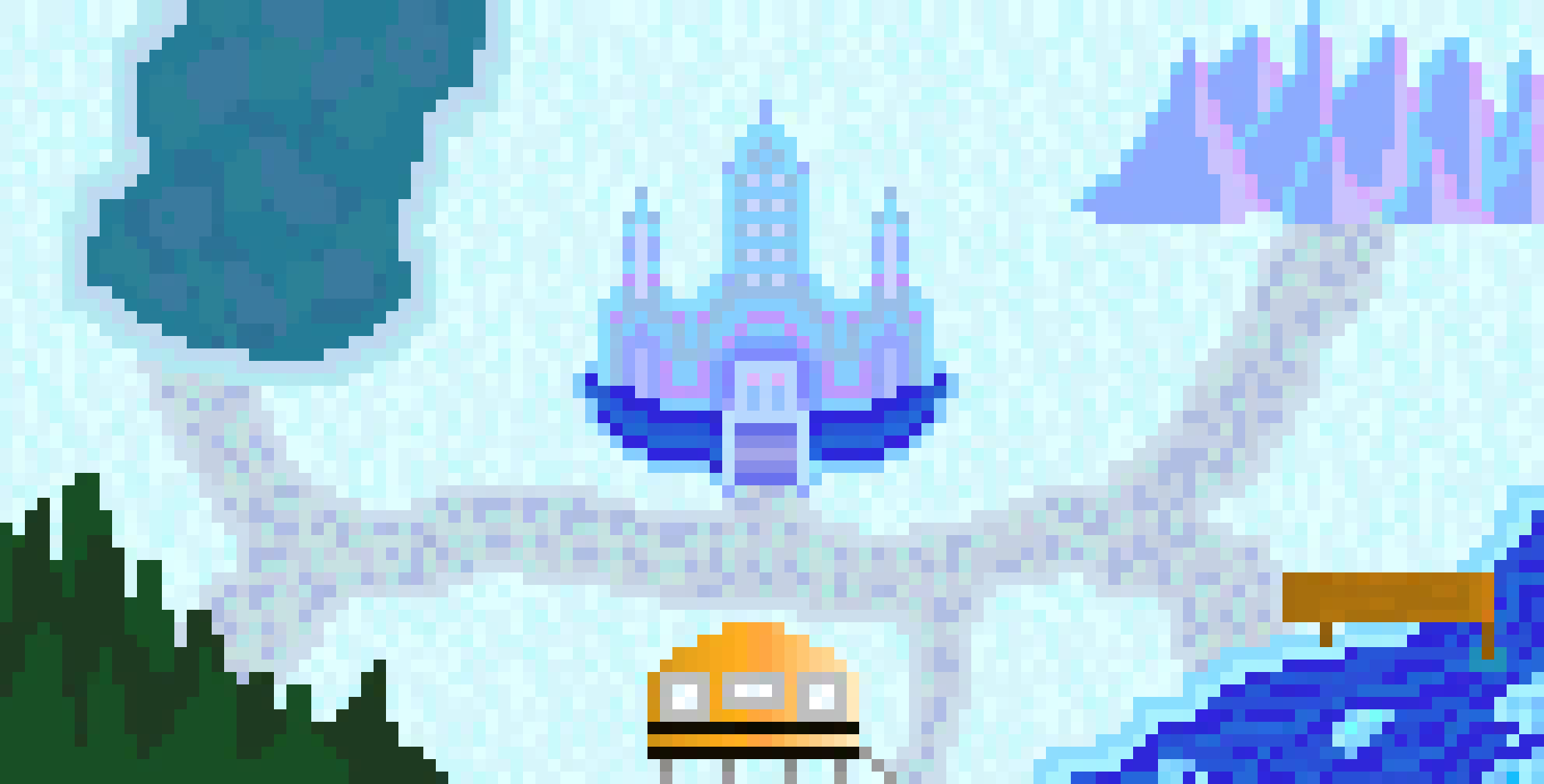 [4bed0d] Ice world minimap 3.0 pxl16 finished