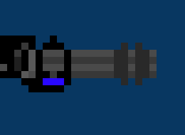[eccef3] *M12’s laser cannon changed into a minigun looking weapon that shot out a bunch of bullets attached to glowing strings, all of which latched onto the bombs, before suddenly sending a bunch of electrical currents and detonating the bombs mid air, and out of sheer luck, all the debris still somehow managed to miss*