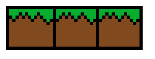 [97937a] 3 grass blocks