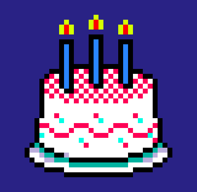 [ebfa6b] cake pixel art  2