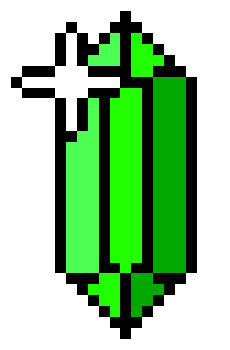 [424e19] Green Crystal