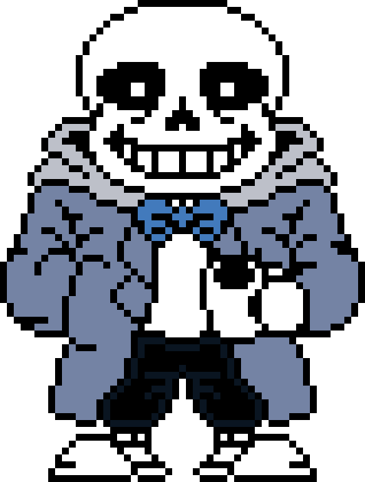 Sudden Changes Sans Battle Sprite.