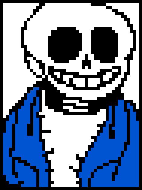 [1f86ca] also seemingly the leg size is due to the less armor the point isn't for mobility sense this is like asgore sans he's standing his ground meaning no dodging just tanking the hits which if you played Undertale genocide you should know always are aimed at the chest aka his weak point where the slash goes across his chest