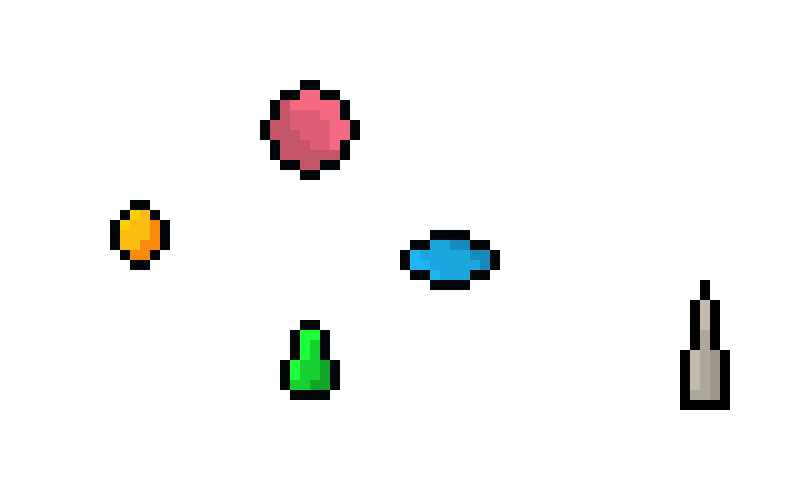 [899189] Fruits and Spikes Game Art