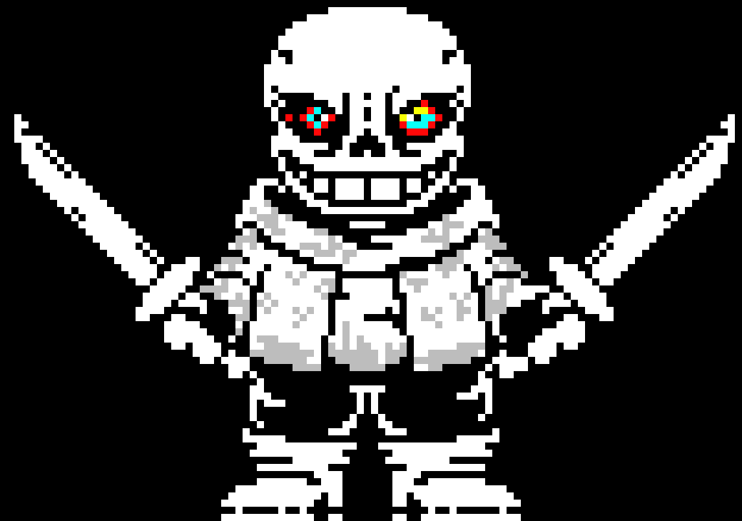 [55e4e5] -starts stabbing everything- -Legacy dustTrust sans