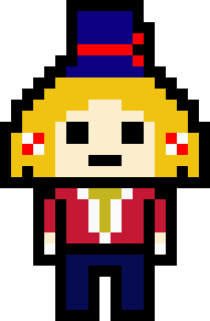 [86a47a] danganronpa pixel sprite base - Fujinaga Ouka V2