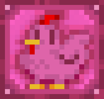 [c2bee2] Pink sdv chicken with boarder