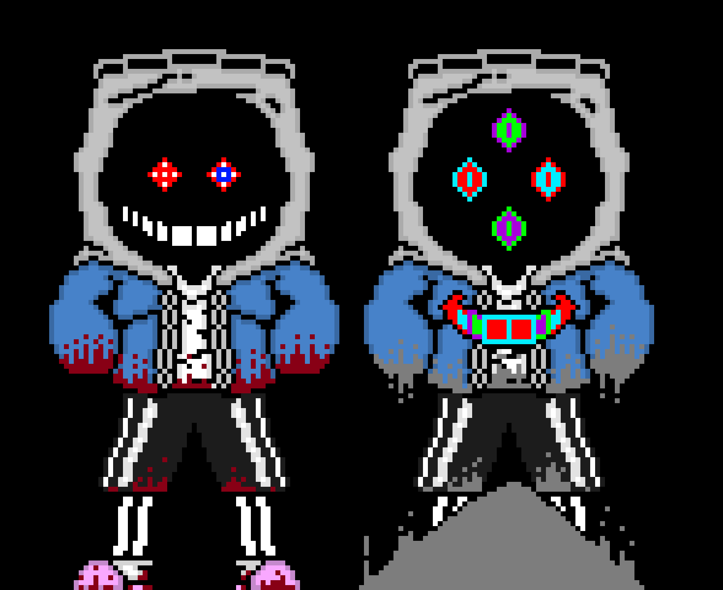 [e8cb42] who would win DustDustDust or Obsessed Monster?