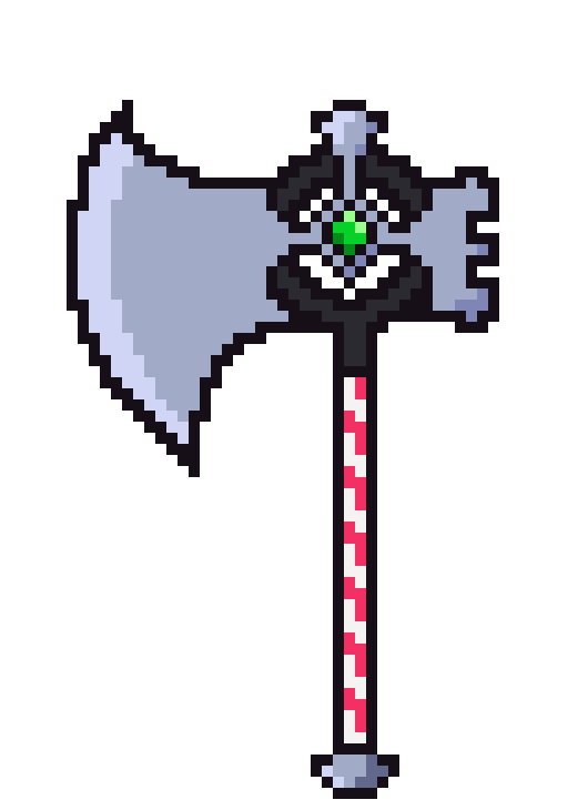 [847a9d] i wanna like. draw the other battle sprite for this axe but i really don't want to bro