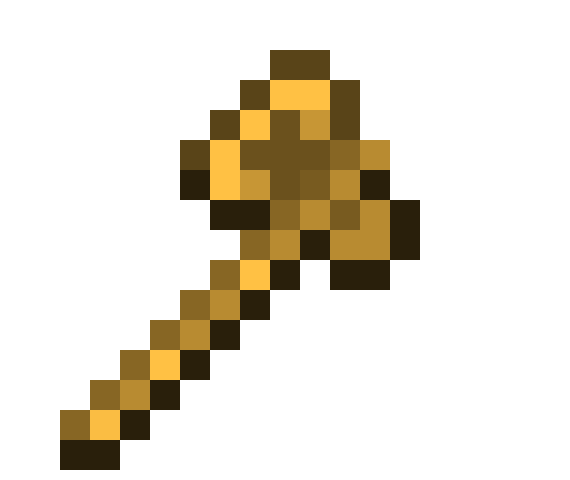 [6ee420] Minecraft wooden axe