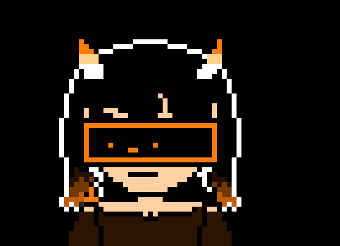 *Returns with a grey pie in her hand*