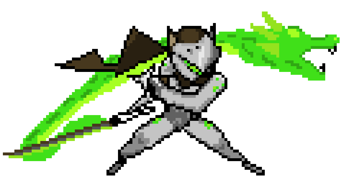 Genji Pixel Art