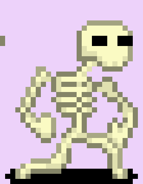 [05b0c1] (I traced this boi to make Skele-Ton because it's a simple skeleton sprite and I needed to be a skeleton*