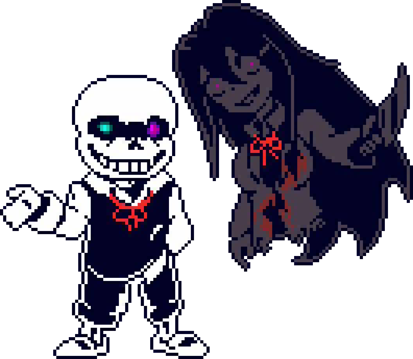[3266b9] Dust!DDLC!Sans (Transparent)