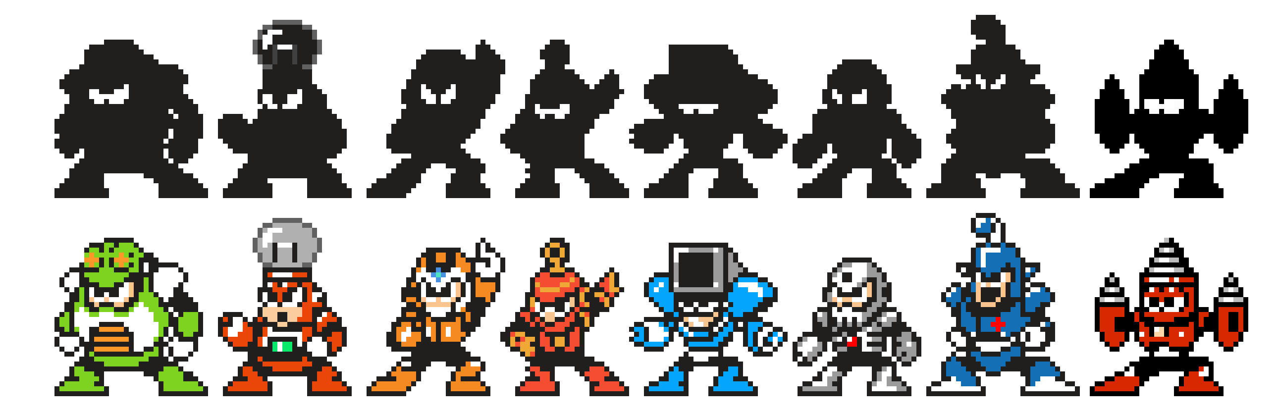 [55915b] Mega man 4 Robot Masters 