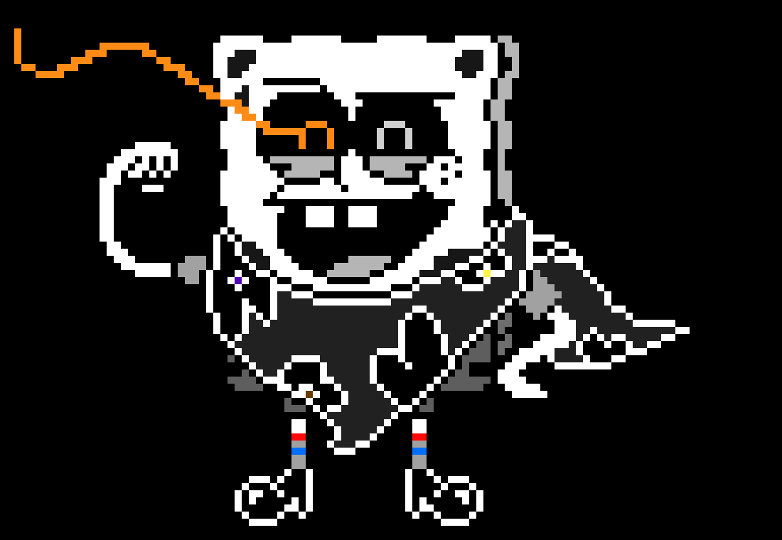 [2fbf6b] -grabs the knife- NICE TRY! -throws the knife away- -blasters spawn and keep switching places-