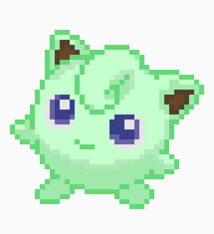 [44b816] Jigglypuff Pixel Art