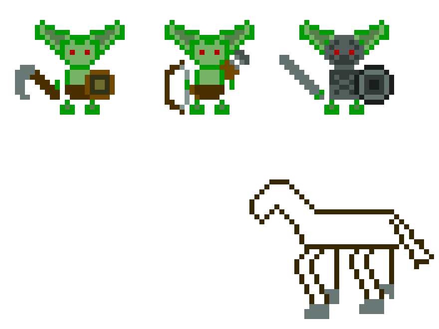 [9664c4] goblin and horse