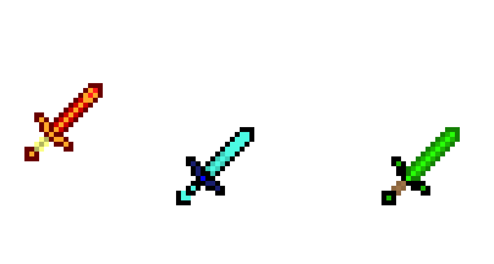 [9664c4] Minecraft Swords