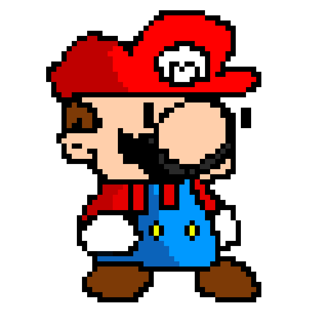 [ff498b] Paper Mario idle
