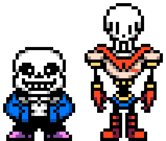 My UnderTale Sans And Papyrus