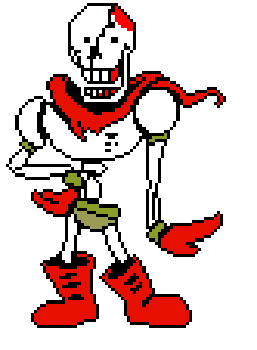 [0cd286] Runtale Papyrus Sprite