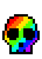 [9664c4] Rainbow skull