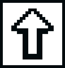 Up arrow, jump button