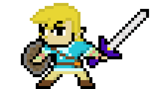 [0e1428] botw link toon style