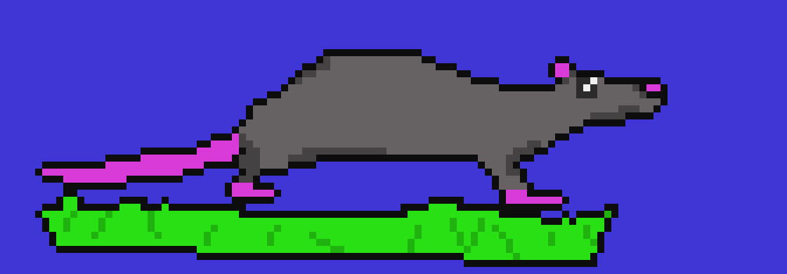 [1c494a] Realistic Rat