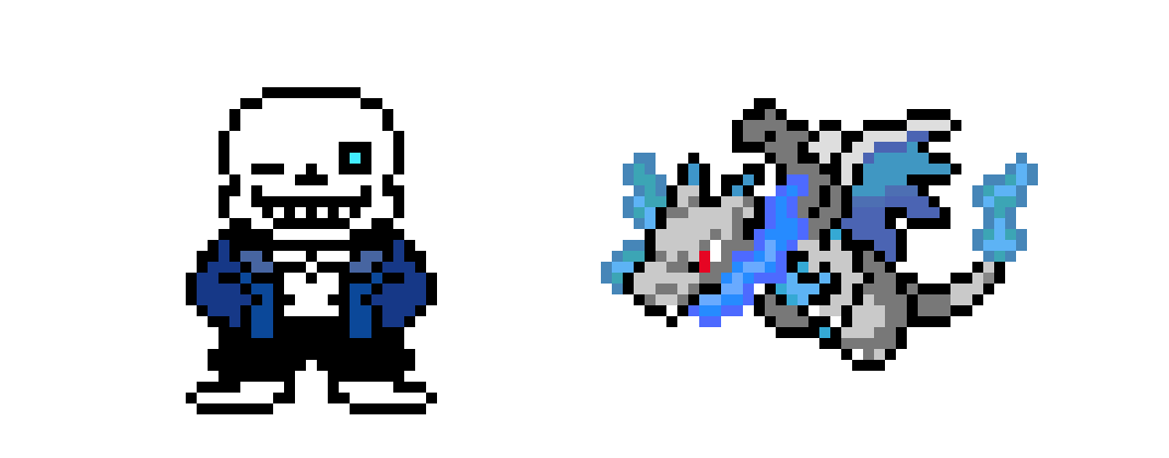 [9664c4] sans and charizard