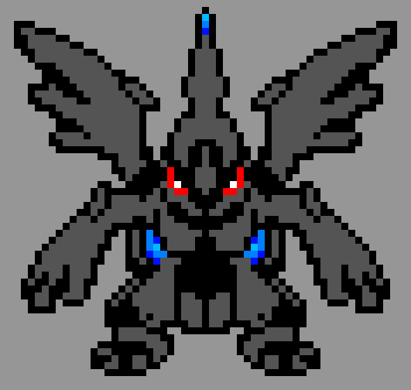 #644 Zekrom Pixel Art