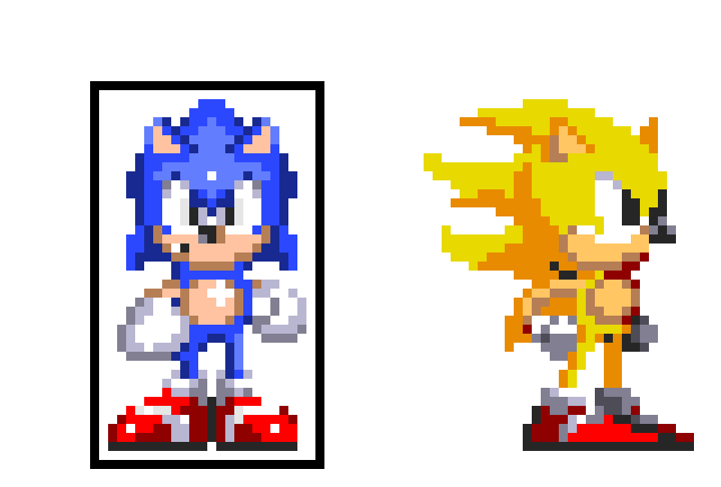 [1f6107] 2 Sonic Sprte