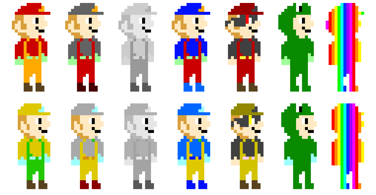 [9664c4] Own Super Mario Characters - Power Ups