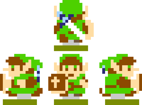 8 bit link amiibo