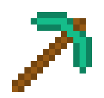 [9664c4] Minecraft Diamond Pickaxe
