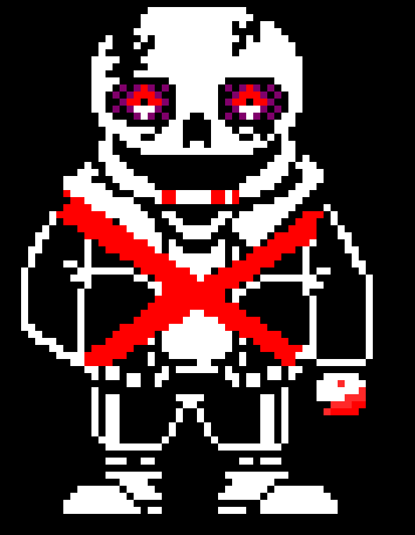 [80b7fa] Undertale last breath hardmode phase 4 Sans Sprite 