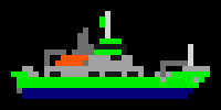 [9664c4] DVG Boat green