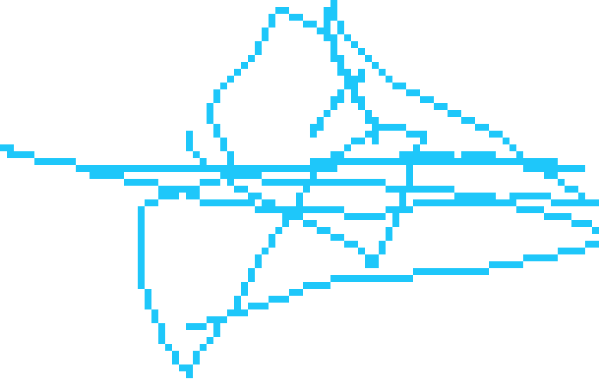 [47157f] Blue leaf