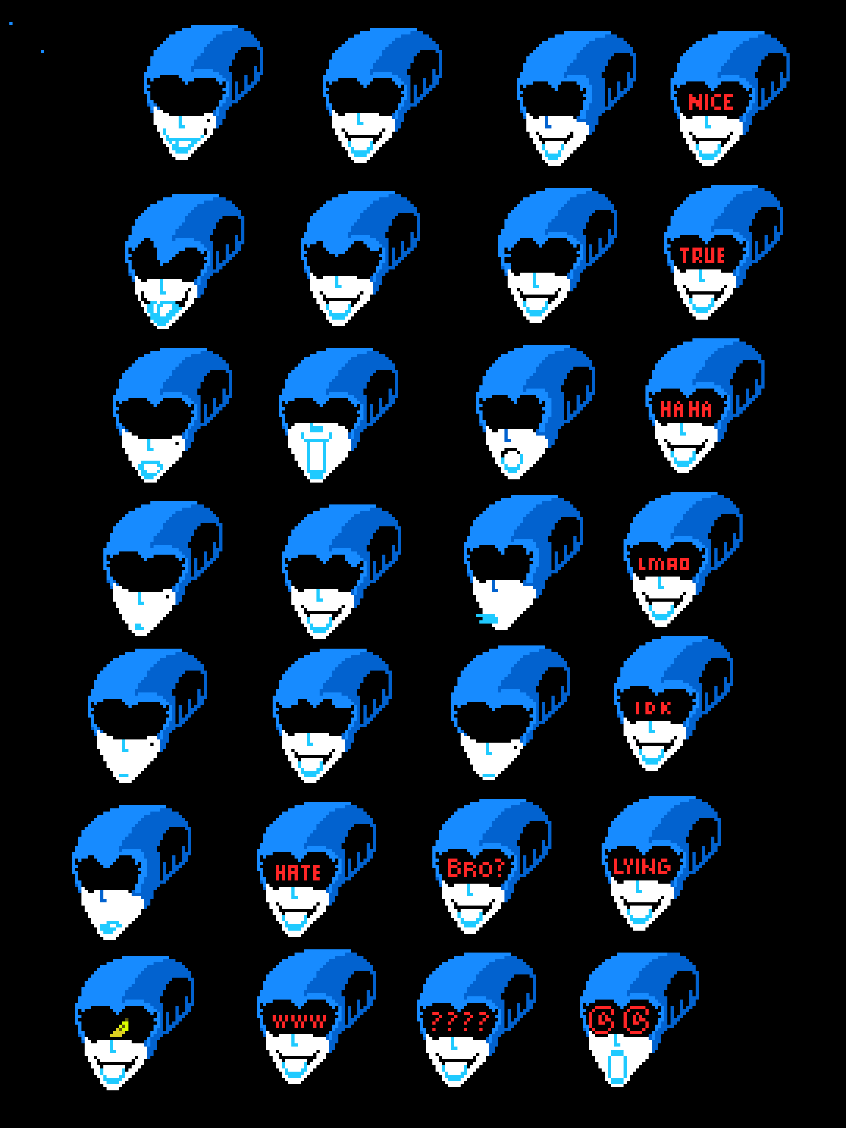 Deltarune Chapter 2: Queen Expressions by Bill 1