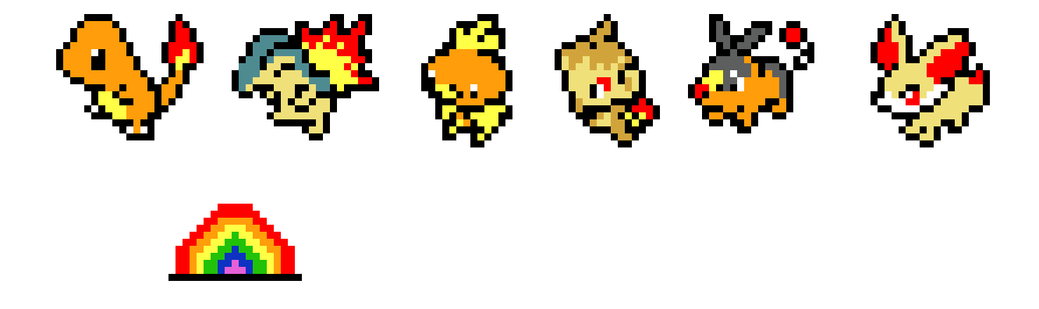 [9664c4] Pixelmon Fire Starters