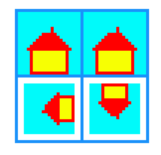 [80c72b] House Quilt - Math