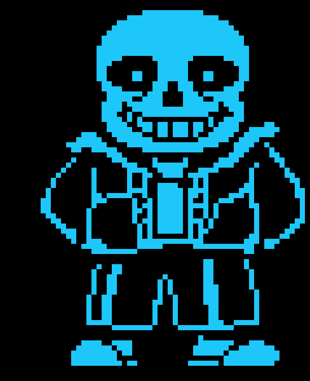[85adba] custom sans battle sprite