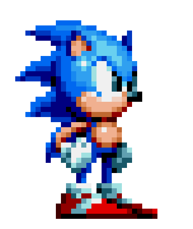 [9664c4] -Sonic Mania- Sonic The Hedgehog (Sprite)-By UnderPixel