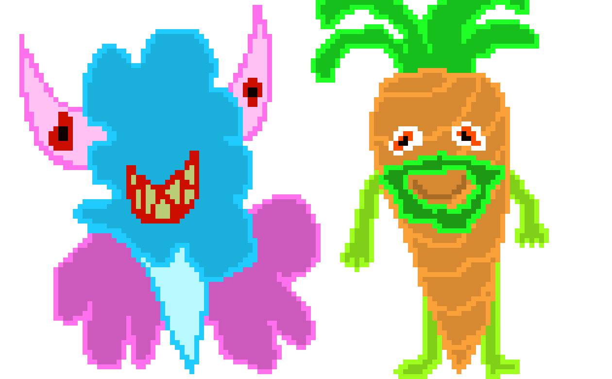 [9664c4] Jesus Carrot and Devil Cotton Candy
