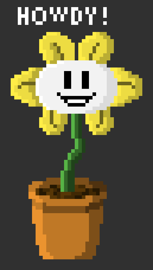 [9664c4] flowey the flower (by renan augusto)