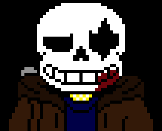 [0c7ed1] *rips another bone out* ... *the robotic hand turns into a gun and shoots at him* (its not something that would kill him)